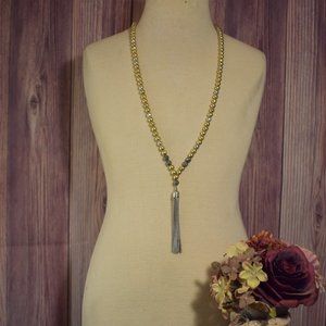 Lucky Brand Necklace w Tassel pendant